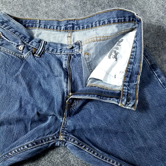 Levi's 514 Men's Jeans Slim straight-Droit Denim Blue size 34×32 - Picture 5 of 9